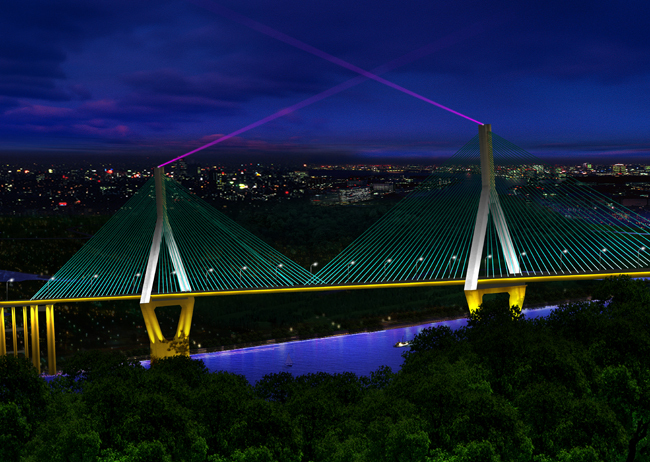 新未来照明设计针对桥梁夜景亮化设计的思路探讨!